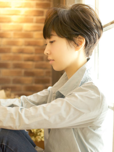マッシュルームベースの大人かわいいフレンチシックショート☆