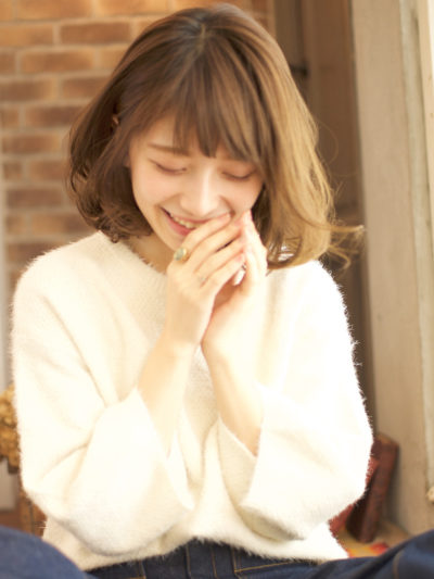 簡単☆毛先ワンカールで作る無造作ニュアンスボブ♪