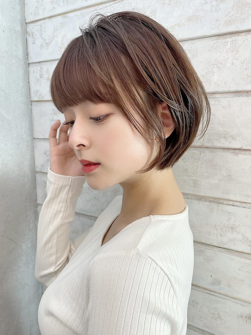 大人かわいいショートボブ☆柔らかベージュカラー 一覧 | 【公式